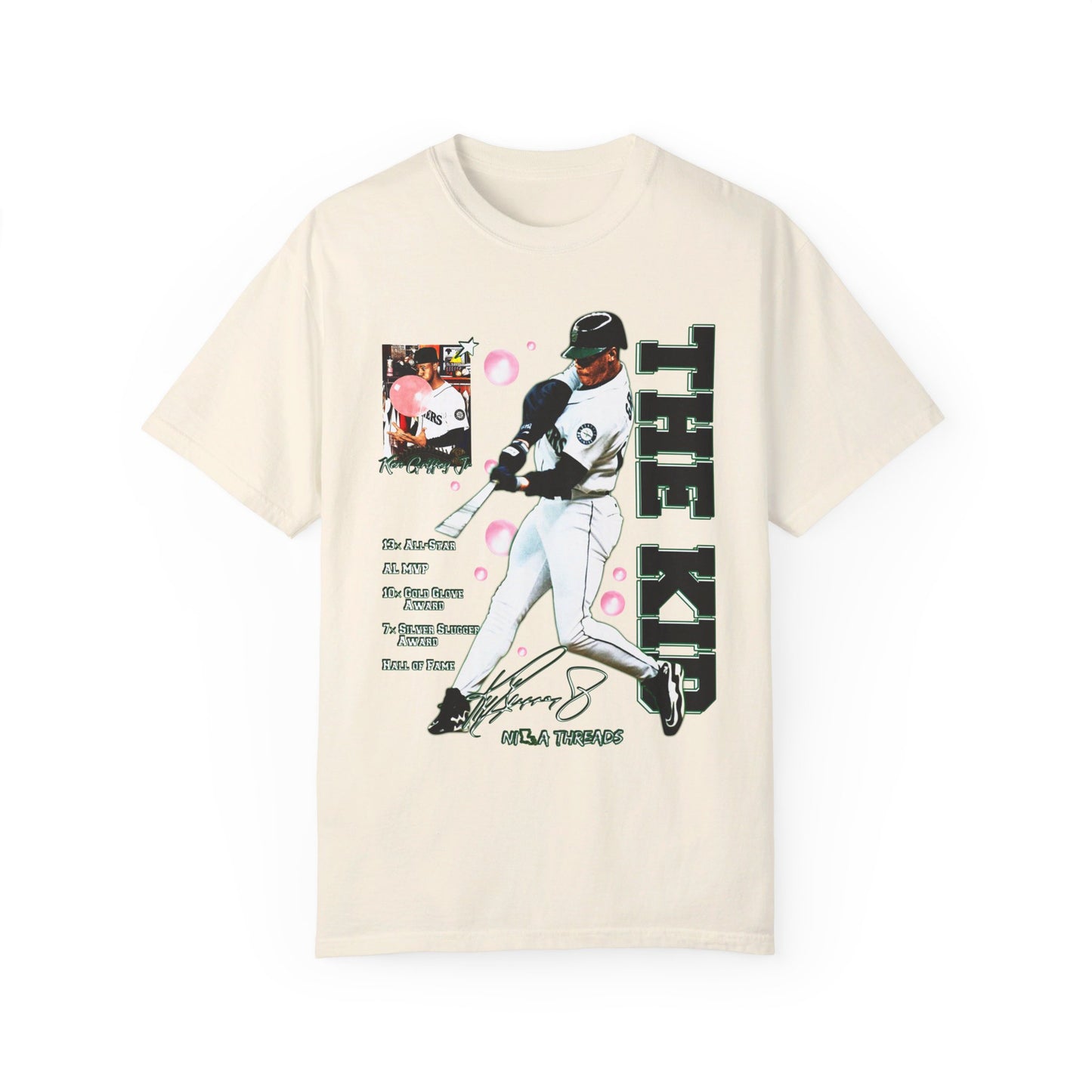 Ken Griffey Jr Graphic Shirt "Bubble Gum