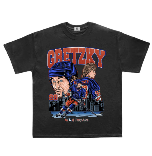 Gretzky New York Hockey Illustration Shirt